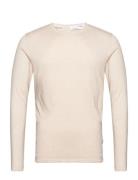 Slhrome Ls Knit Crew Neck Noos White Selected Homme