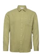 Slhregpastel-Linen Shirt Ls W Green Selected Homme