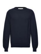 The Organic Waffle Knit Navy By Garment Makers