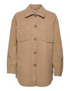 Vikimmi Shirt L/S Jacket - Noos Brown Vila