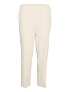 Kasakura Hw Cropped Pants White Kaffe