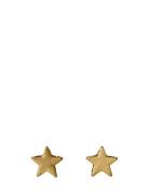 Ava Recycled Star Earrings Gold-Plated Gold Pilgrim
