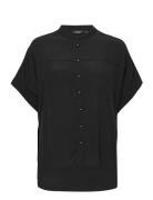 Slhelia Shirt Ss Black Soaked In Luxury