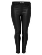 Carpunk Reg Sk Coated Pants Black ONLY Carmakoma