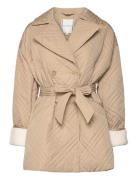 Quilted Peacoat Beige Tommy Hilfiger