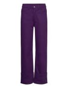Iben Alexa Cuff Pants Purple Hosbjerg