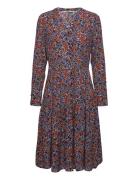 Midi Dress With All-Over Floral Print Patterned Esprit Casual