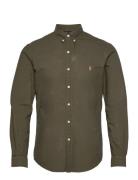 Slim Fit Garment-Dyed Oxford Shirt Green Polo Ralph Lauren