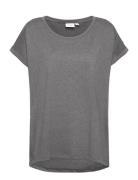 Vidreamers New Pure T-Shirt-Noos Grey Vila