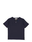 T-Shirt Lumi Navy Wheat