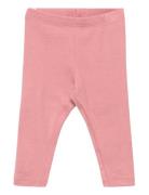 Rib Leggings Pink Wheat