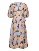 Marigold Wrap Dress Patterned Second Female