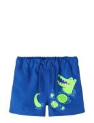 Nmmzoro Long Swim Shorts Noos Blue Name It