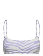 Zecora Ezra Bikini Top Blue Becksöndergaard