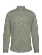 Linen/Cotton Shirt L/S Khaki Lindbergh