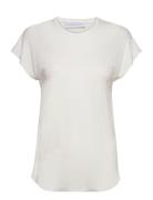 Tencel Tee-Shirt White Cathrine Hammel