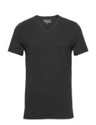 V-Neck T-Shirt Black Bread & Boxers