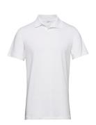 M. Lycra Polo T-Shirt White Filippa K