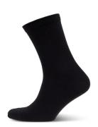 Wool/Cotton Socks Black Mp Denmark
