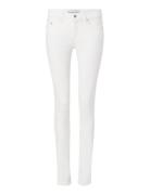 Mid Rise Skinny White Calvin Klein Jeans