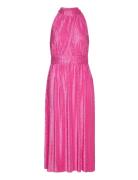 Yaslafina Halterneck Midi Dress - Show Pink YAS