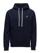 Ian Hoodie Navy Double A By Wood Wood