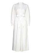 Radelle Linen Dress White Andiata