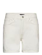 White Denim Shorts Cream GANT