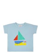 Multicor Sail Boat T-Shirt Blue Bobo Choses