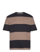 Block Stripe T-Shirt Black GANT