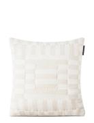 Quilted Linen Blend Pillow Cover White Lexington Home