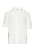 Vis Regular Shirt Ss White Tommy Hilfiger