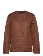 D2. Quilted Jacket Brown GANT