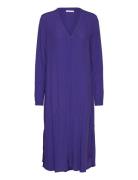 Angers Clean Trapez Dress Purple Tamaris Apparel