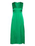 Amasra Slip V-Neck Dress Green Tamaris Apparel