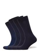 4-Pack Sock Navy Matinique