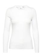 Slfdianna Ls O-Neck Top Noos White Selected Femme