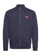 Funnel Neck Zip Navy Wrangler