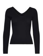 Ribbed Sweater With Low-Cut Back Black Mango