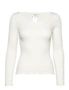 Cotton T-Shirt White Rosemunde
