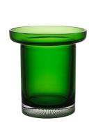 Limelight Tulipan Vase Apple Green H 195Mm Green Kosta Boda