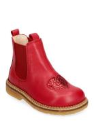 Booties - Flat - With Elastic Red ANGULUS