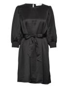 Slfreya 3/4 Short Dress B Black Selected Femme