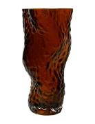 Ostrea Rock Glass Vase - Rust Red Hein Studio