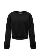 Kogmaya L/S Short O-Neck Swt Black Kids Only