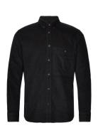 Onsnewterry Reg Cord Ls Shirt Black ONLY & SONS