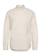 Akkonrad Melange Shirt Cream Anerkjendt