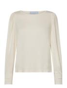 Msreyna Long Sleeve Modal Blouse Cream Minus