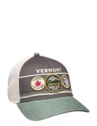 Vermont Trucker Ivory Cool Gray Cedar American Needle Khaki American N...