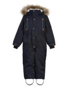Twill Nylon Junior Suit Navy Mikk-line